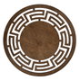Hermia Labyrinth - Walnut Juego de 6 Salvamanteles de Madera